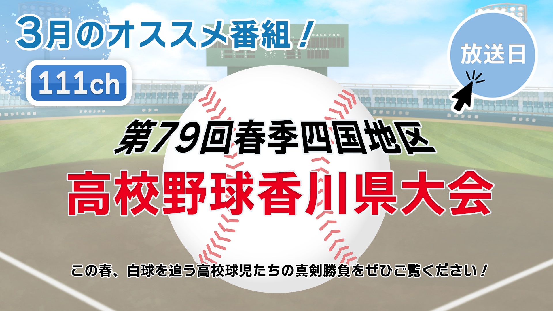 中讃テレビ3月の特別番組